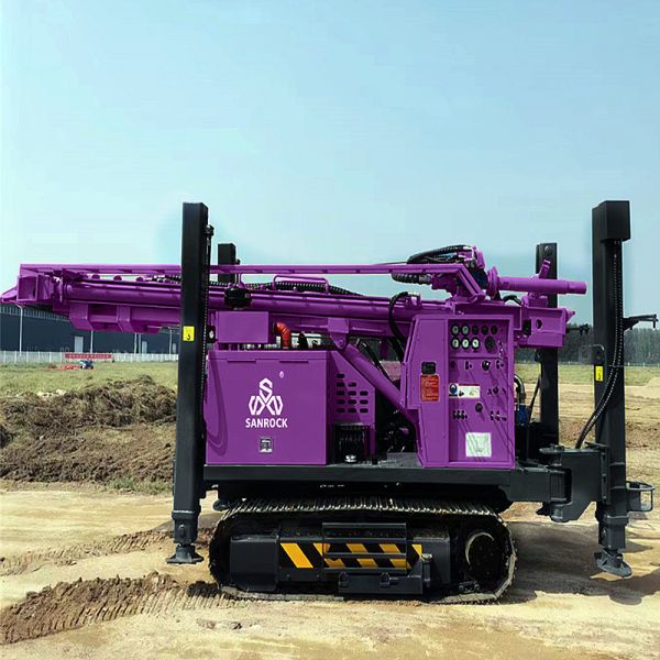 Deep Water Well Drilling Rig With Mud Pump Hydraulic Portable Water Well Drilling Rig