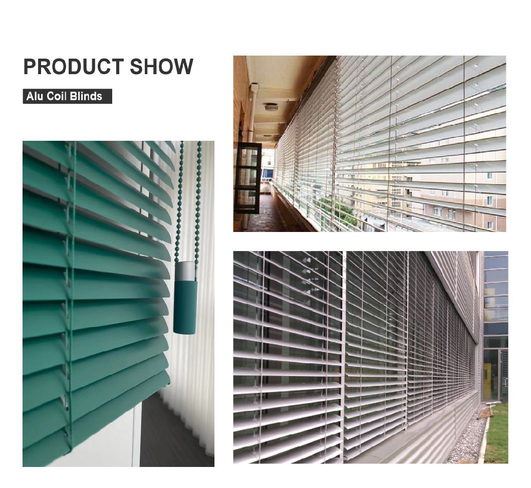 User-Friendly Aluminum Coils Blinds for Easy Operation