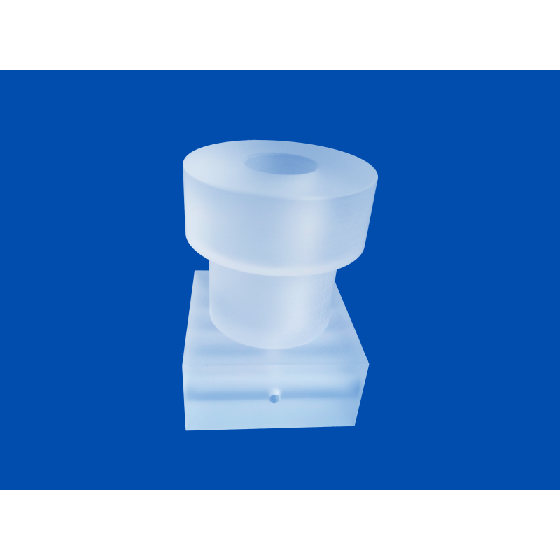 CNC Engraving Cutting Machining Quartz Glass Cavity Filter For Heating System