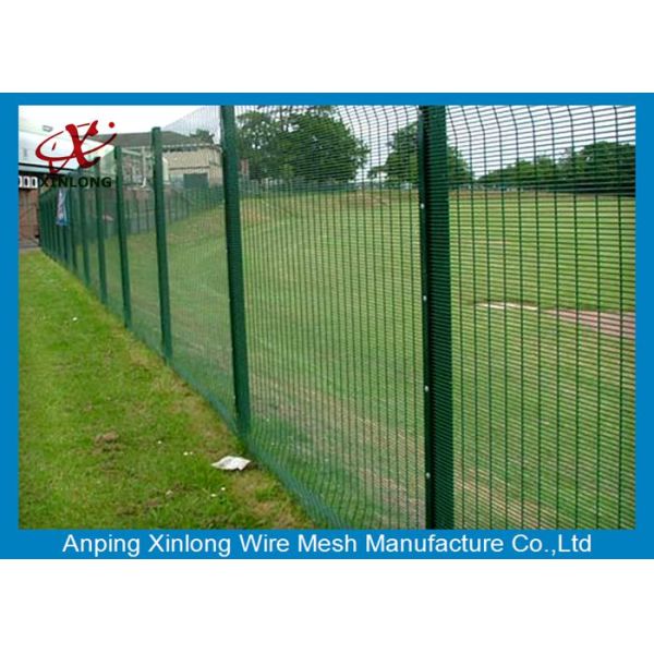 Dark Green Custom Security Fence , Residential Security Fencing Eco Friendly