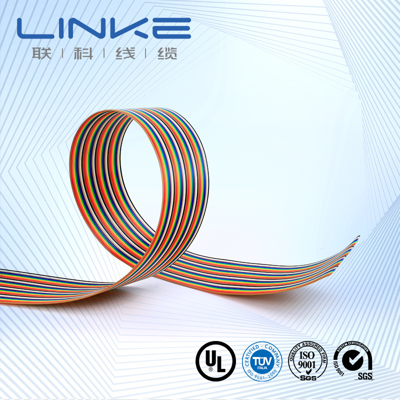 High Quality 50 Pin Flexible Ribbon Color Flat Cable for Communication Equipment