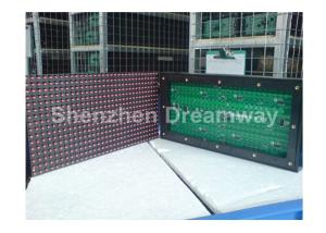 mono color Epistar P10 Outdoor LED Display Module WIFI With 1/4 Scan Constant Voltage