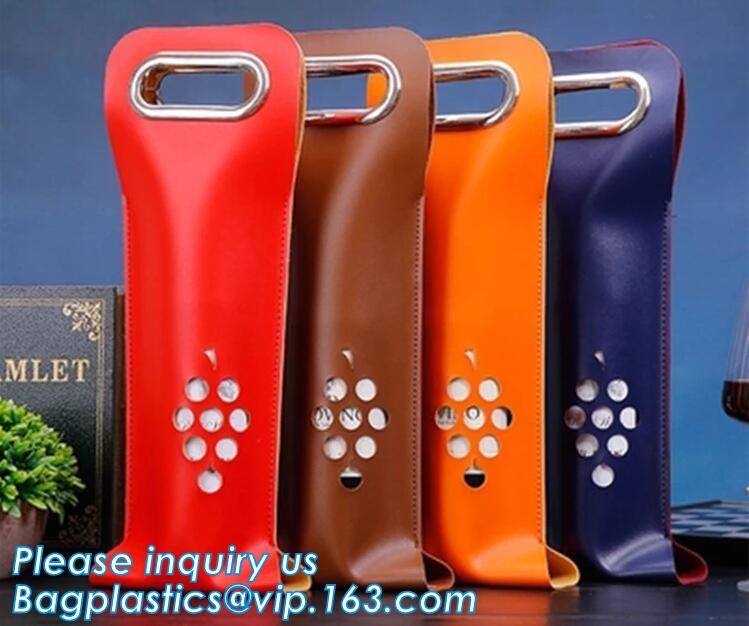 Eco friendly LONG HANDLE RECYCLABLE PVC WINE BAG, CARRIER BAG,HANDY BAG,GIFT WINE BAG,PROMOTION, PROMOTIONAL PRODUCTS PA