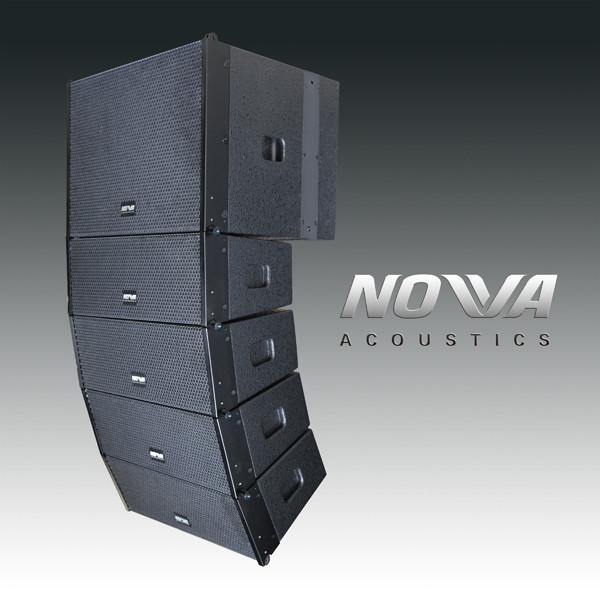 Quality 350W double 6.5" mini line array speaker black color cabinet For Living Performance for sale