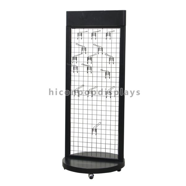 Flooring Hair Accessories Display Stands , Rotating Display Rack