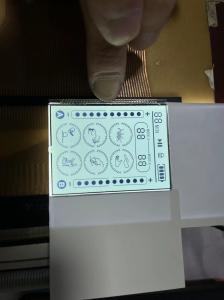 China Positive Tranmissive HTN LCD Panel Display 18 Pin Fuel Dispenser With Orange Backlight wholesale