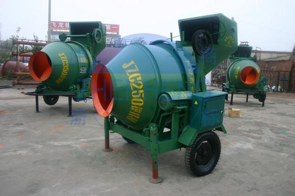 Quality Reversing Drum Building Mixer Machine, Small JZC250 Concrete Batching Mixer For Roads for sale