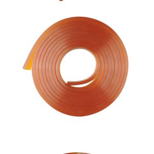 Polyurethane Silk Screen Squeegee Rubber Scraping Strip 4m / Roll Length