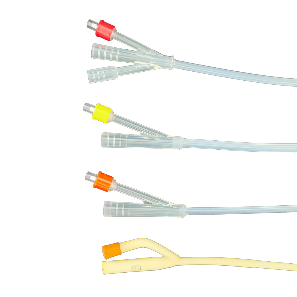 Medical Latex Urine Suction Catheter , 8Fr Two Way Foley Catheter