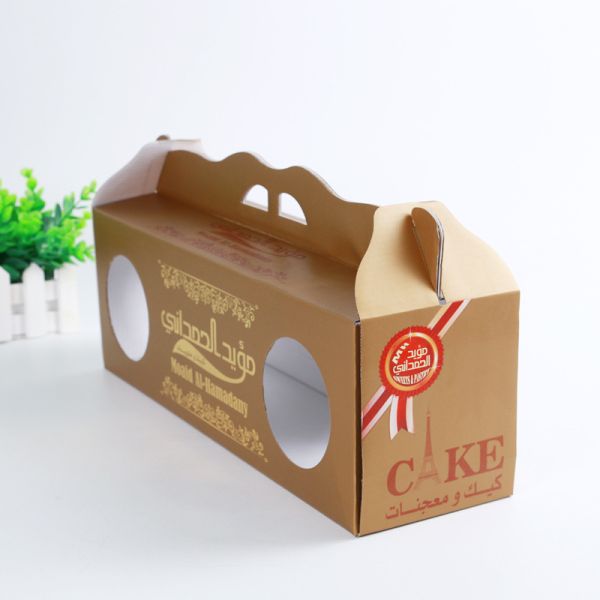 Gloss Varnish Custom Corrugated Boxes Height Weight Capacity Flexible With Window
