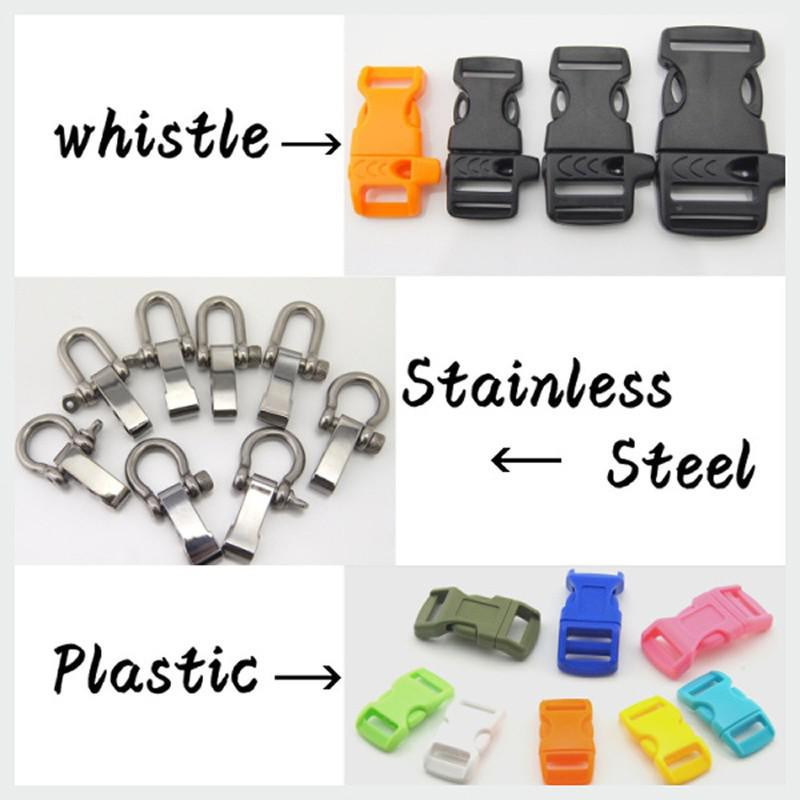 10mm Metal Side Release Buckle Zinc Alloy Paracord Bracelet Buckle