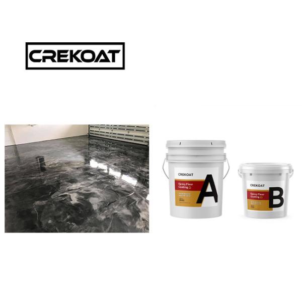 Quality Basecoat Self Leveling Low Viscosity Epoxy Coating 100% Solids 3mm for sale