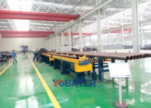 Large diameter pipe beveling machine for pipe spool fabrication line