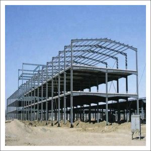 Prefab Construction Structure Commercial Steel Framed Buildings