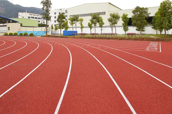 Quality High Elasticity Blue Red 13mm Artificial Running Track Fadeless for sale