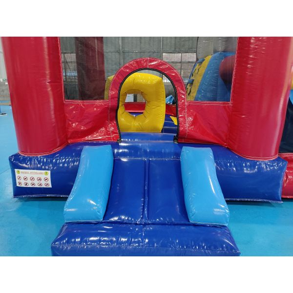 Simple inflatable mini combo castle for commercial actitivies small inflatable combo castle for baby