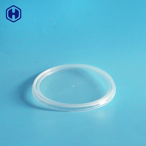 Custom Labels Plastic Round Food Containers Anti Fake Fully Recyclable