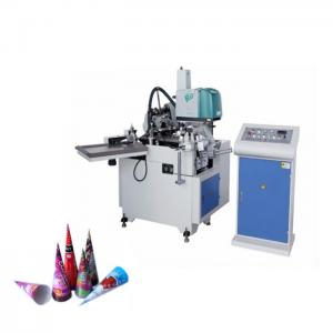 Ice Cream Cup Paper Cone Sleeve Making Machine 80pcs / Min Fully Automatic
