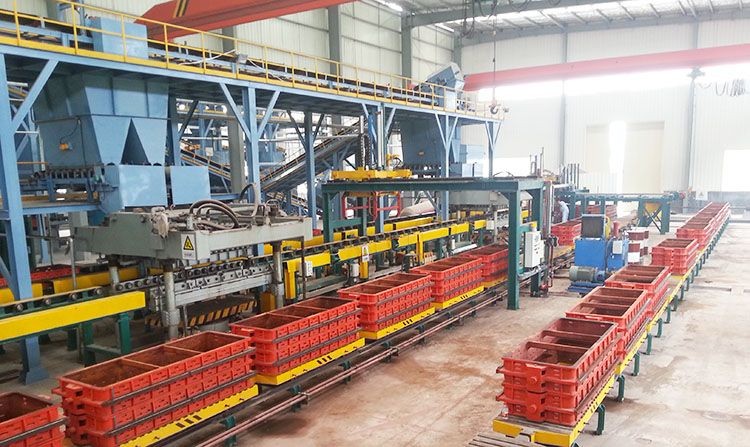 Economical Foundry Casting Moulding Line Continuous Foundry Machine 100/H
