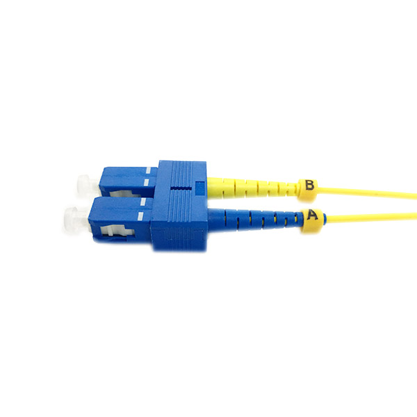 2.0mm LSZH G657A1 Fiber Optic Patch Cord Duplex Single Mode
