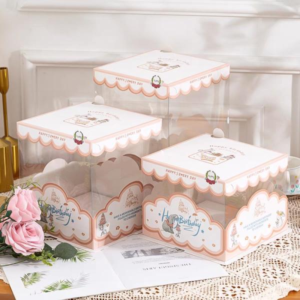 Quality CMYK / Pantone Printing Cake Packaging Boxes For Customized Packaging Solutions for sale