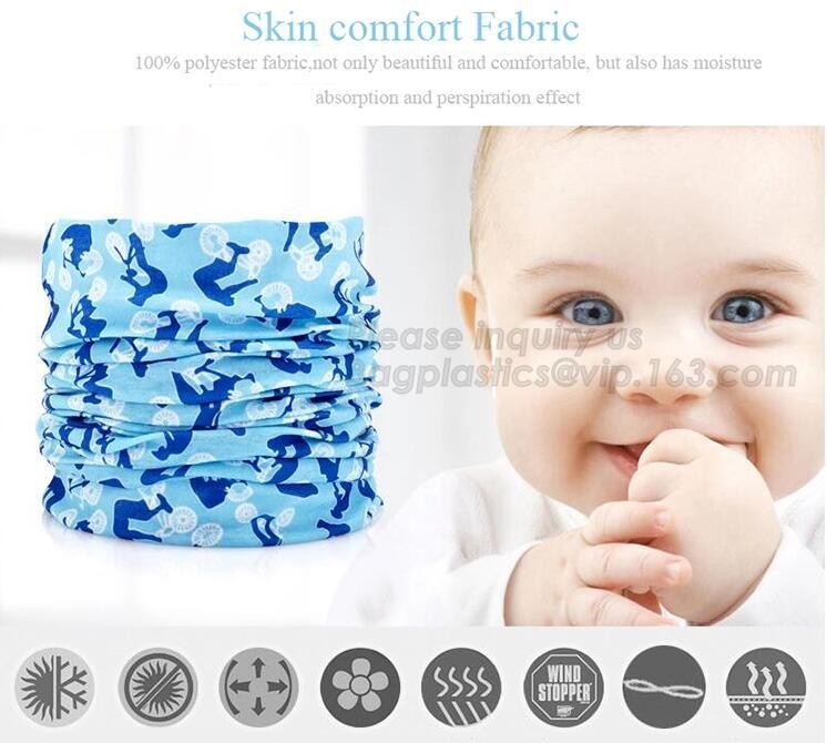multi choice women head scarf printed colorful face mask custom logo/size bandana,Sport Strapping Seamless Custom Gaiter Whi