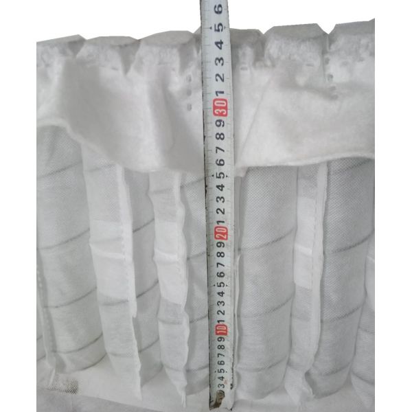 Super-elastic pocket spring mattress unit with additional mini-spring combination cap.