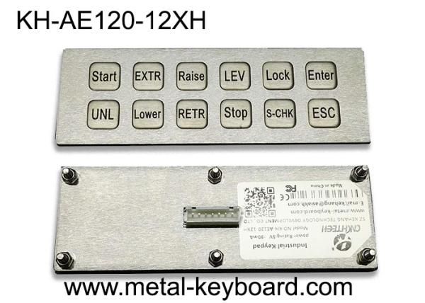 Quality Matrix Interface 12 Keys 2X6 Stainless Steel Keypad for sale