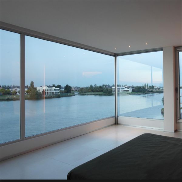 Double Glazed Modern Aluminum Casement Windows Customized Size