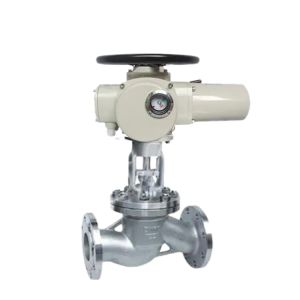 China Multi-turn Electric Actuated Globe Valve for WZ AC220 AC380V 660V Cast Iron Control wholesale