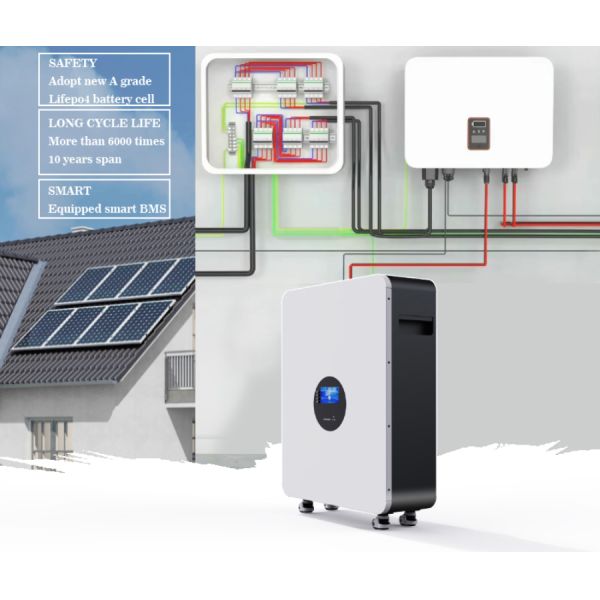 Customized 48V 100Ah 200Ah Energy Storage Battery Rechargeable Power Wall Lithium Ion Battery 5kWh 10kWh for Home Power Backup