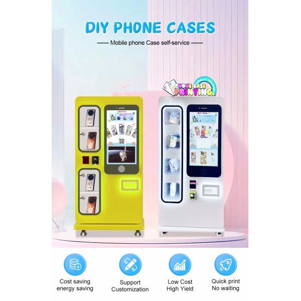 Wholesaler Automatic DIY Cell Mobile Phone Case Printing Custom Vending Machine