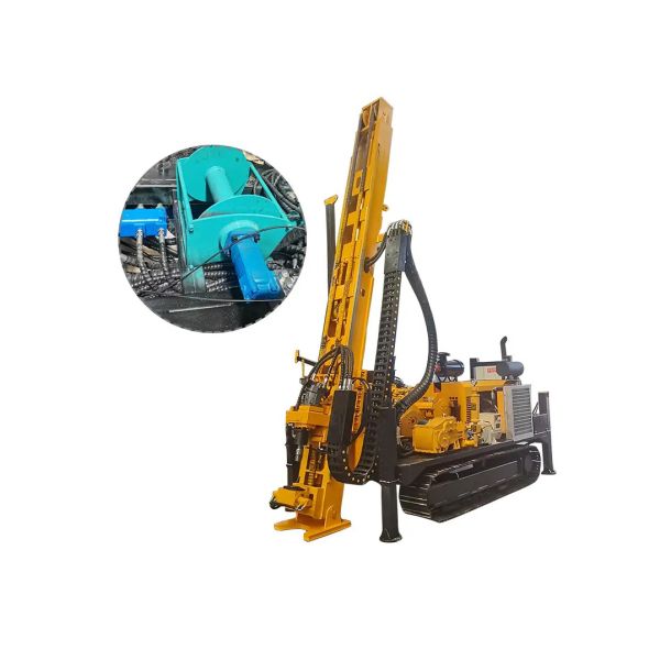 Hydraulic System RC Crawler Engineering Crawler Mounted Drill Rig 3 Meter Rod Length For Exploration