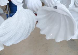 Fiberglass Display Props Oversize White Fiberglass Shell Artifical Shell