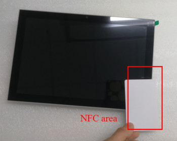 PoE Powering 10.1 Inch Flush Mount Android Rooted Touch Screen Adding Four Border LED Light