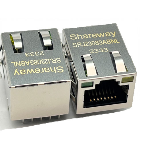 10GBASE-T RJ45 Connector With Integrated Transformer For HDBaseT Applications 7499611422