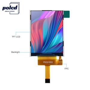 China Polcd 240X320 2.2 Inch Lcd Display ST7789V Small Tft Monitor 300 Brightness on sale