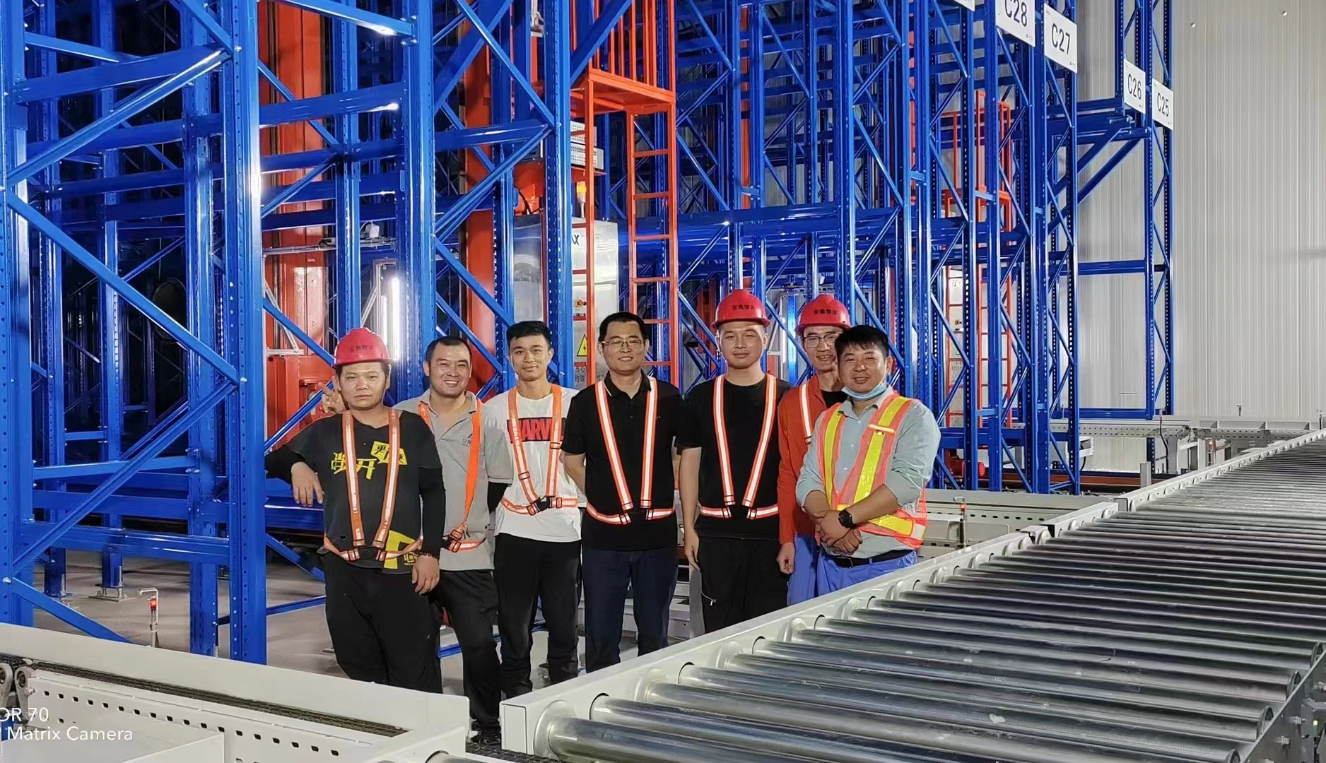 Heavy Duty Carton Flow Rack 5 Layer Gravity Flow Roller Rack Customized