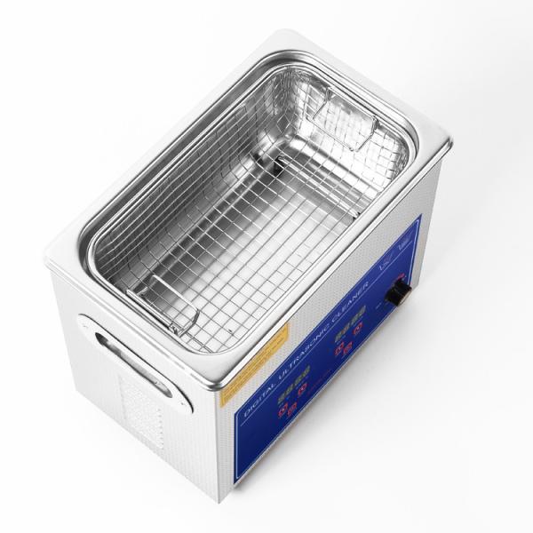Quality 6L Capacity Power Adjustable Ultrasonic Cleaner with 120W Power and Timer Adjustment for sale