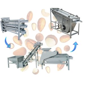 Producing Palm Kernel Cracking Machine with Almond Shell Kernel Separation