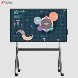 China Integrated DDR4G SSD128G Interactive LCD Whiteboard MEGA DCR With Roller I5 wholesale