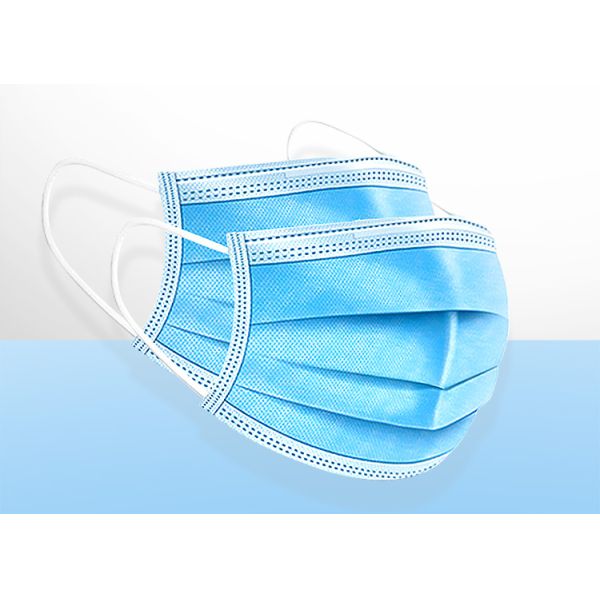 High Protective 3 layer non-woven fabrics ear loop disposable protective face mask