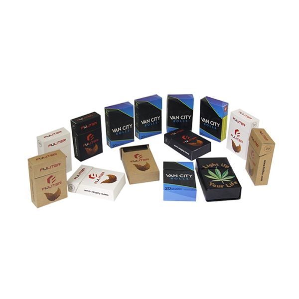 Gloss Varnishing SBS Board Flip Top Cigarette Boxes