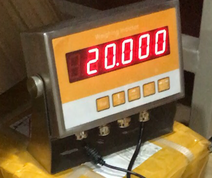50kg1g RS485 accuracy counting scale weighing scale with stainless steel indicator