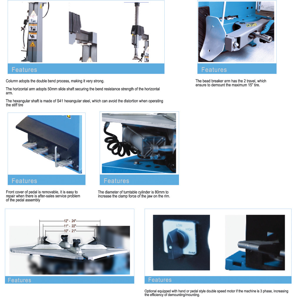 Techviewer Automatic Tyre Changer Machine Tire Changing Machine Manufacturer