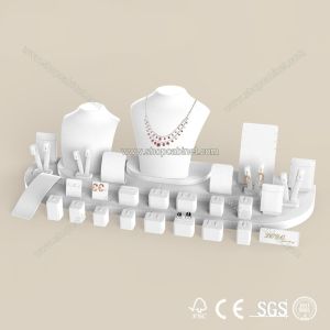 China Hot sale wholesale white acrylic jewelry display props wholesale