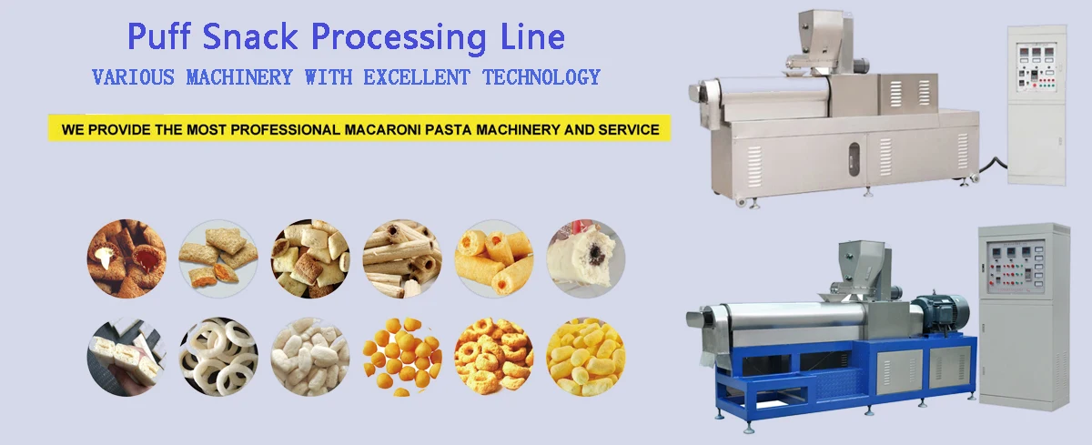 Simens Motor Small Capacity Puffed Corn Rice Grain Flour Snacks Food Extruder for Food