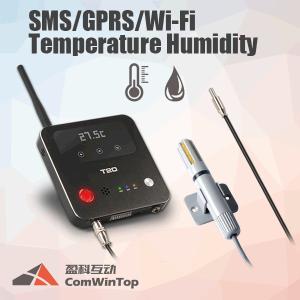 China Red LED Light 3G Temperature Alarm Gsm , Touch Key Humidity Gsm Remote Monitoring wholesale