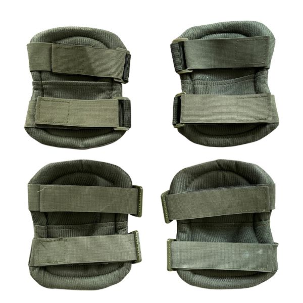 4 Pieces Hard Shell Adjustable Knee Elbow Pads Universal Applicable People's Favorite