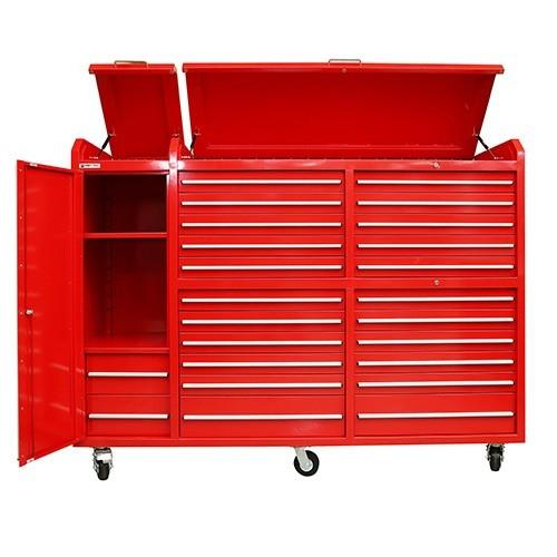 Quality Industrial Grade 5 Inch PU Casters Large Tool Box Trolley Tool Cabinet for Heavy Tools for sale